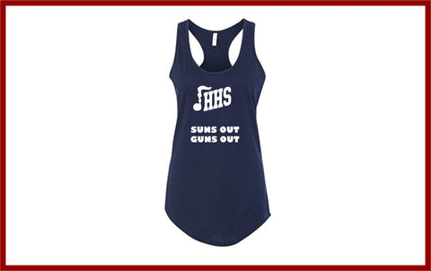 Ladies' Racerback "Guns Out" Tank